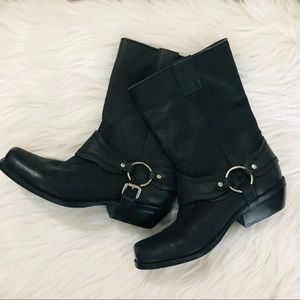 Black Zodiac Cowboy Boots